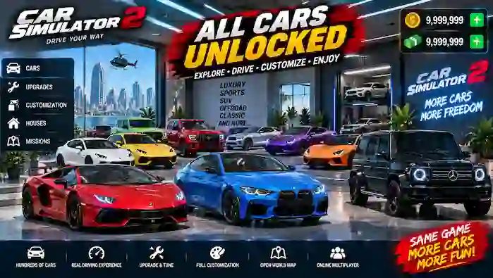 car-simulator-2-all-cars-unlocked-overview