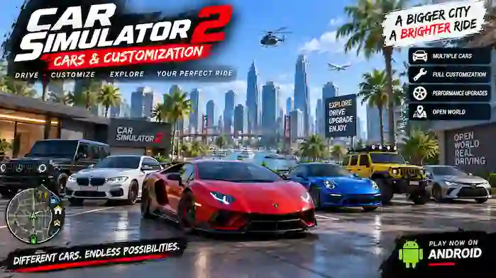 car-simulator-2-cars-customization-overview